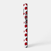 Red Ladybug Pattern Persoonlijk iPhone 16 Hoesje (Linkerkant)