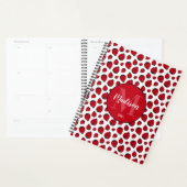 Red Ladybug Pattern Persoonlijk Planner (Display)