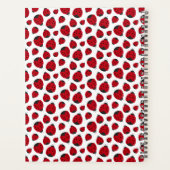 Red Ladybug Pattern Persoonlijk Planner (Achterkant)