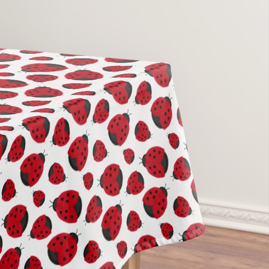 Red Ladybug Pattern Tafelkleed (Voorbeeld)