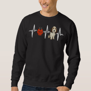 Red Ladybug Petit Basset Griffon Vendeen Hartslag Trui