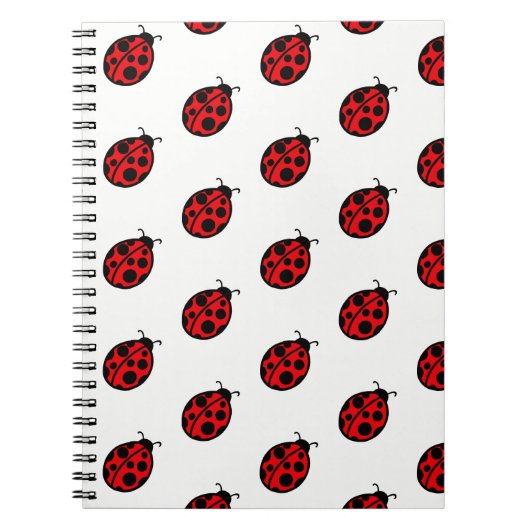 Red Ladybug School Notitieboek Gift (Voorkant)