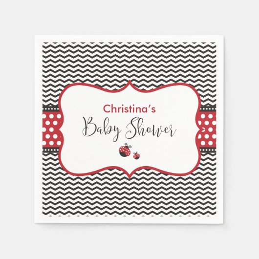 Red Ladybug Servet (Voorkant)