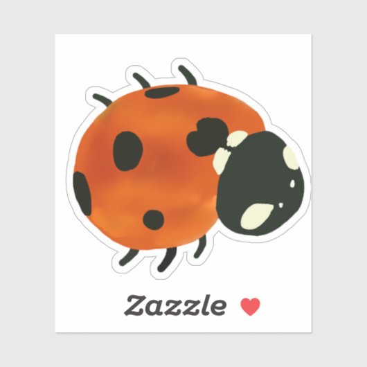 Red Ladybug Sticker (Vel)