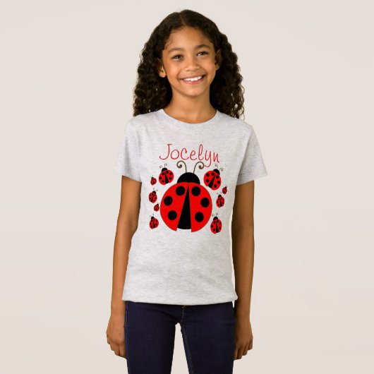 Red Ladybug T-shirt (Voorkant volledig)