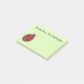 Red Ladybug Teacher's Post It Notes Gift (Schuin)