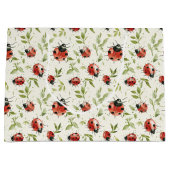 Red Ladybugs Birthday Groot Cadeauzakje (Voorkant)