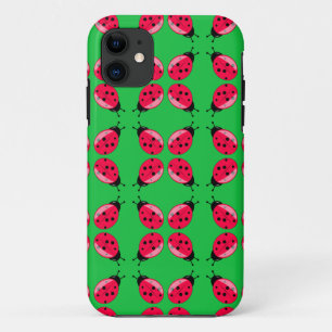 Red Ladybugs iPhone 11 Hoesje
