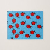 Red Ladybugs Crawling Thunder_Cove Legpuzzel (Horizontaal)