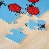 Red Ladybugs Crawling Thunder_Cove Legpuzzel (Zijkant)