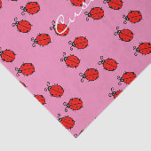 Red Ladybugs Crawling Thunder_Cove Tissuepapier (Detail)