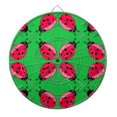 Red Ladybugs Dartbord (Voorkant)