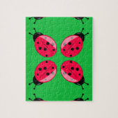 Red Ladybugs Legpuzzel (Verticaal)
