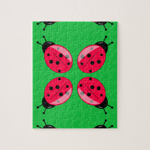Red Ladybugs Legpuzzel