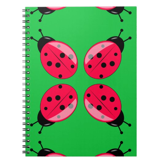Red Ladybugs Notitieboek (Voorkant)