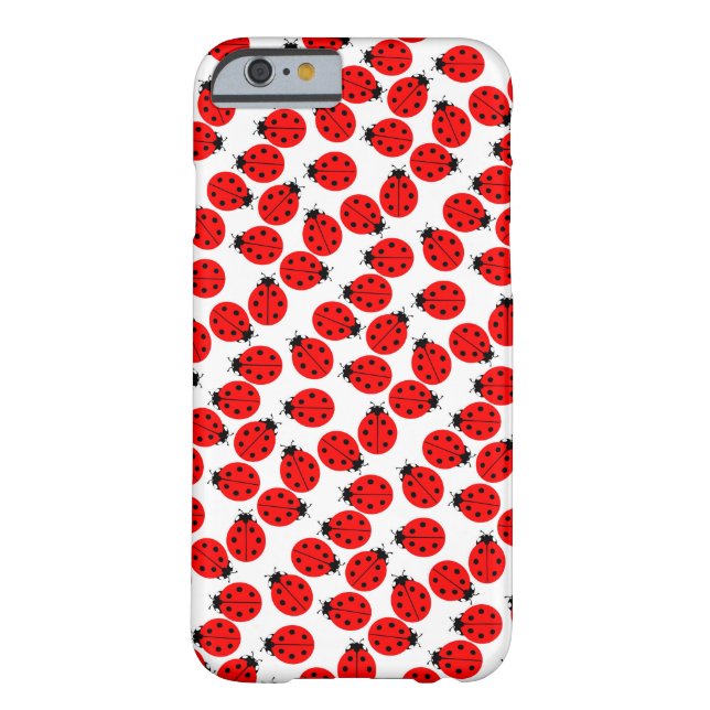 Red Ladybugs Patroon Case-Mate iPhone Case (Achterkant)