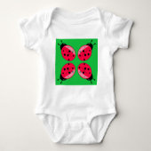 Red Ladybugs Romper (Voorkant)