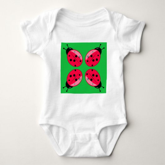 Red Ladybugs Romper (Voorkant)