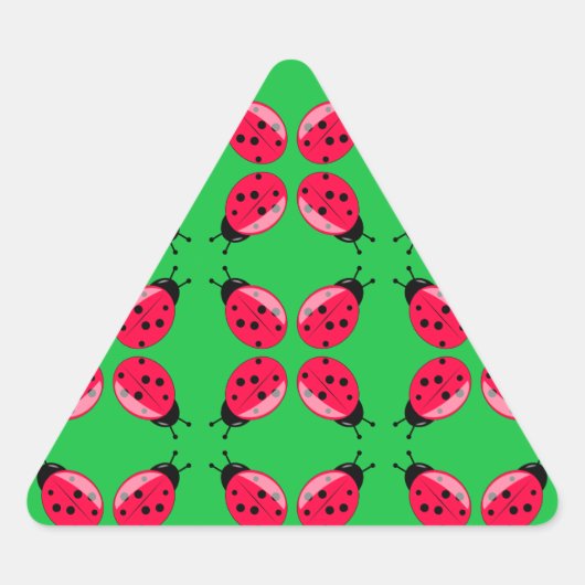 Red Ladybugs Sticker (Voorkant)