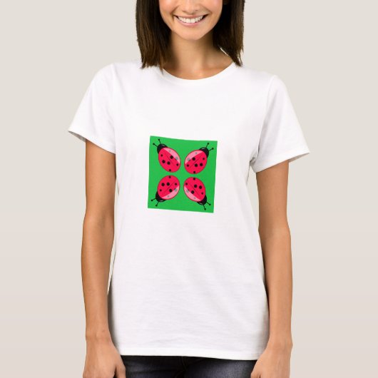 Red Ladybugs T-shirt (Voorkant)