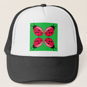 Red Ladybugs Trucker Pet