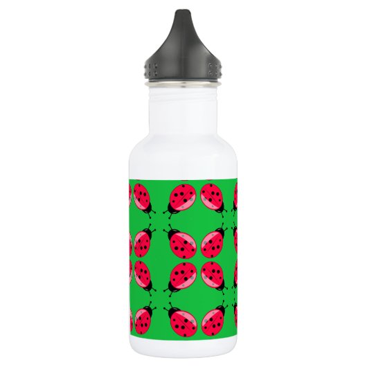 Red Ladybugs Waterfles (Links)
