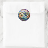 Red Lake Michigan Ronde Sticker (Tas)