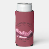  Red Lake Mountain zonsondergang Seltzer Blikjeskoeler (Seltzer Voorkant)