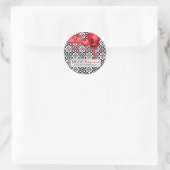 Red Lantern Business Sticker (Tas)