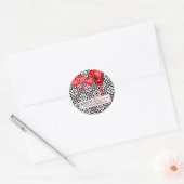 Red Lantern Business Sticker (Envelop)