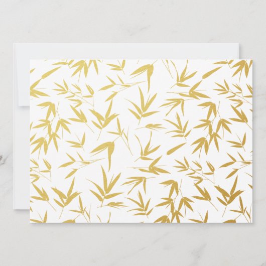 Red Lantern Double Happiness Chinese Wedding Kaart (Achterkant)