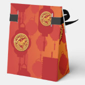 Red Lanterns Chinese Snake New Year TFB Favor Box Bedankdoosjes (Achterkant)