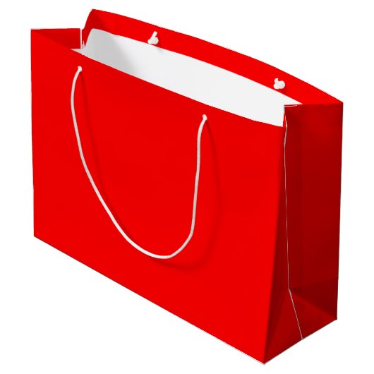 Red Large Gift Bag Cadeautasje (Achterkant Gekanteld)