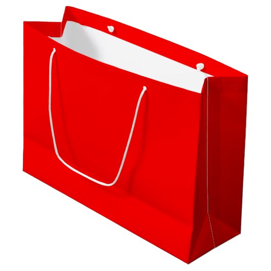 Red Large Gift Bag Cadeautasje (Voorkant Gekanteld)