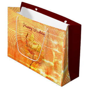 Red Large Sagittarius Birthday Groot Cadeauzakje