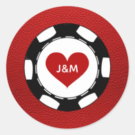 Red Las Vegas Passport Sticker