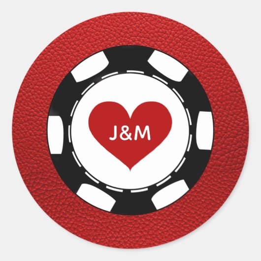 Red Las Vegas Passport Sticker (Voorkant)