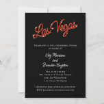 Red Las Vegas Sparkles Rehearsal Dinner Kaart<br><div class="desc">Deze Las Vegas repesal Dinner Uitnodiging wordt geaccentueerd met een dun rood type op een zwarte achtergrond, die het voor een bestemmingsbruiloft in Las Vegas perfect maakt. Het maakt deel uit van het Collectie van het Roodlas Vegas. Als extra coördinerende punten nodig zijn, enkel contacteer ons bij prettyfancyinvites@gmail.com met uw...</div>