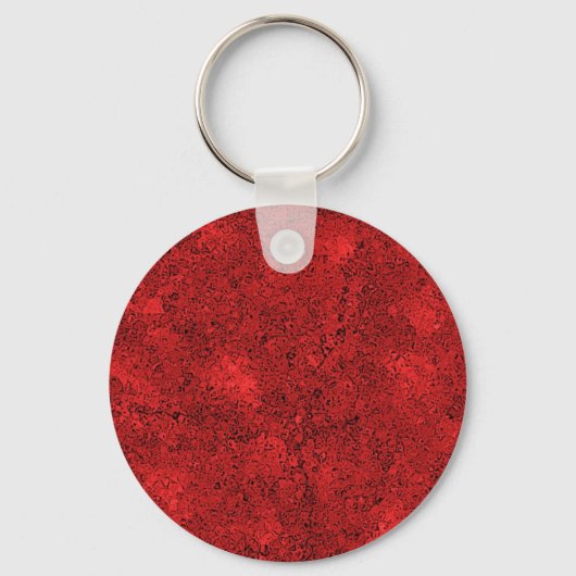 Red Lava Rock Texture Sleutelhanger (Voorkant)