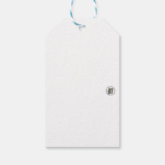 Red Leaf Gift Label Cadeaulabel (Achterkant)