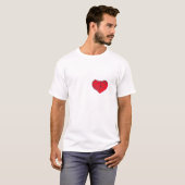 Red Leaf Heart T-shirt (Voorkant volledig)