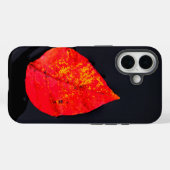 Red leaf iPhone cover (Achterkant (horizontaal))