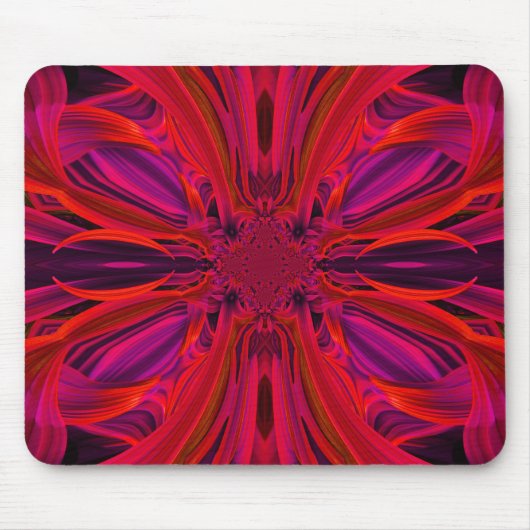 Red Leaf Mousepad Muismat (Voorkant)