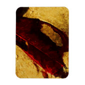 Red Leaf over Abstract persionisme Magneet (Verticaal)