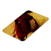 Red Leaf over Abstract persionisme Magneet (Linkerzijde)