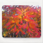 Red Leaf Tree Mousepad Muismat (Voorkant)