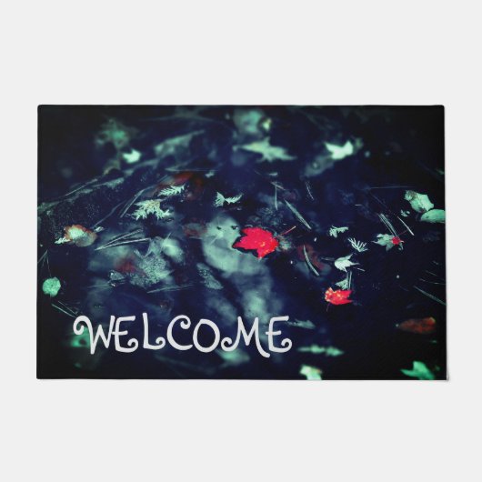 Red Leaf Welkom Mat (Voorkant)