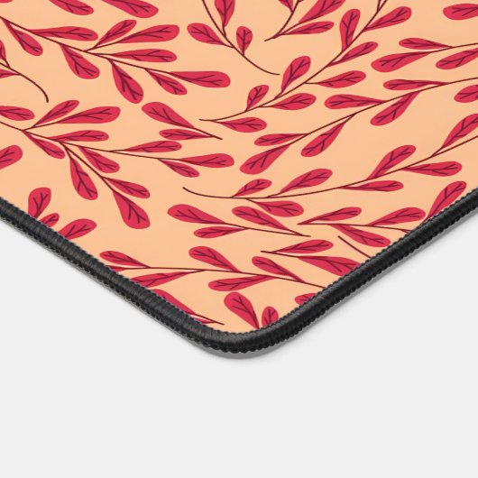  Red Leafy Branches Seamless Pattern Bureaumat (Hoek)