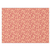  Red Leafy Branches Seamless Pattern Tafelkleed (Voorkant (Horizontaal))