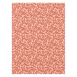  Red Leafy Branches Seamless Pattern Tafelkleed